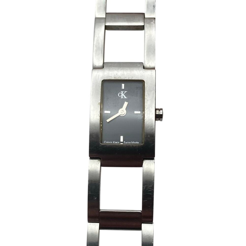 Calvin Klein CK Swiss Made Women's Watch 17mm - All Stainless - New Battery - WR